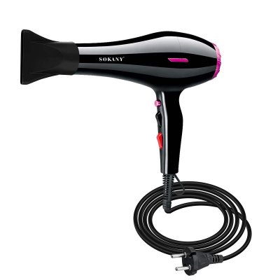 SOKANY S&egrave;che-Cheveux 2400W avec Air Chaud / Froid et Concentrateur Noir