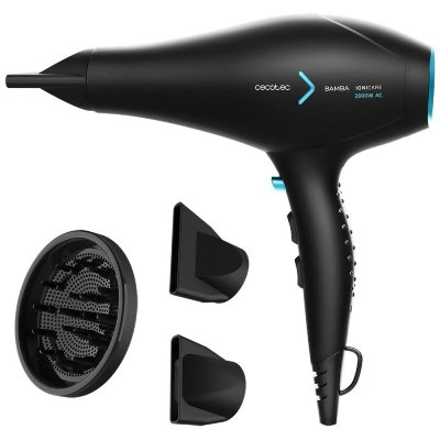 CECOTEC S&egrave;che-cheveux ac bamba ionicare 5350 powershine ice 2600w noir 