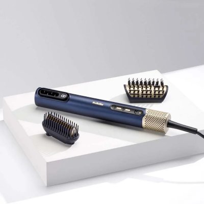 BABYLISS S&egrave;che-cheveux   -AS6550E - AIR WAND Bleu Rose