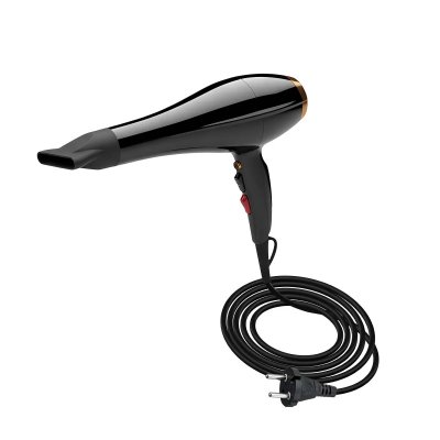 AVIZAR S&egrave;che-cheveux Elanc&eacute; 1550W avec Fonction R&eacute;duction Sonore Noir / Or
