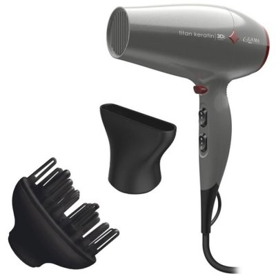  S&egrave;che-cheveux GA.MA Titan Keratin Diamond 3D Gris 2300 W 