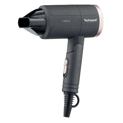 TECHWOOD S&egrave;che-cheveux  TSC-1296 1300 W Gris Anthracite