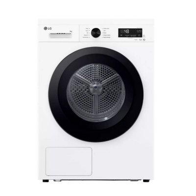 LG S&egrave;che-linge pompe &agrave; chaleur 60cm 9kg blanc -  - RH9B15WH