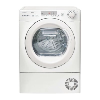CANDY S&egrave;che-linge pompe &agrave; chaleur  EY EH8N1DE-S - 8 kg - Connect&eacute; - Blanc