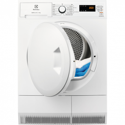 S&egrave;che-Linge pompe &agrave; chaleur Electrolux EDHF2812WE 8KG