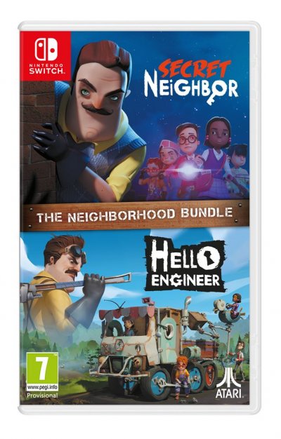 JUST FOR GAMES Secret Neighbor + Hello Engineer The Neighborhood Bundle SWITCH 