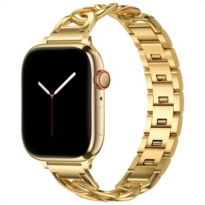 SELENCIA  Bracelet Chain pour Apple Watch 38/40/41/42 mm - Dor&eacute; - Neuf