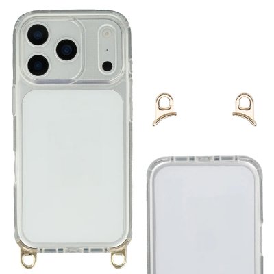 SELENCIA  Coque arri&egrave;re avec crochets amovibles Apple iPhone 17 Pro Max - Transparent
