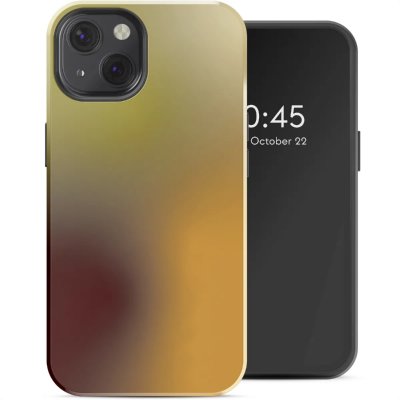 SELENCIA  Coque arri&egrave;re Vivid avec MagSafe Apple iPhone 13 - Gradient Olive Dust