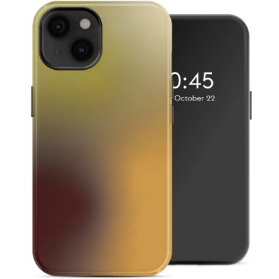 SELENCIA  Coque arri&egrave;re Vivid avec MagSafe Apple iPhone 14 - Gradient Olive Dust