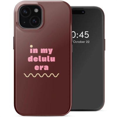 SELENCIA  Coque arri&egrave;re Vivid avec MagSafe Apple iPhone 15 - Delulu