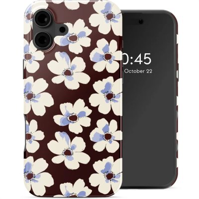 SELENCIA  Coque arri&egrave;re Vivid avec MagSafe Apple iPhone 16 - Choco Flower Pop