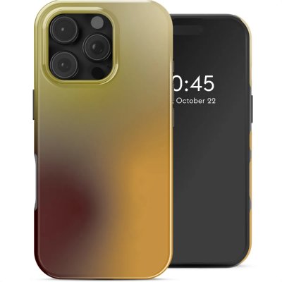 SELENCIA  Coque arri&egrave;re Vivid avec MagSafe Apple iPhone 16 Pro - Gradient Olive Dust