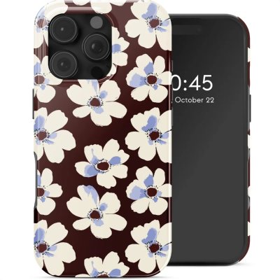 SELENCIA  Coque arri&egrave;re Vivid avec MagSafe Apple iPhone 16 Pro Max - Choco Flower Pop