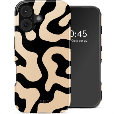 SELENCIA  Coque arri&egrave;re Vivid avec MagSafe Apple iPhone 17 - Art Wave Black