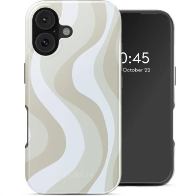 SELENCIA  Coque arri&egrave;re Vivid avec MagSafe Apple iPhone 17 - Desert Waves Beige