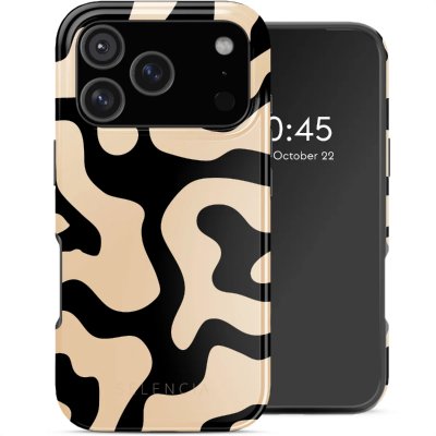 SELENCIA  Coque arri&egrave;re Vivid avec MagSafe Apple iPhone 17 Pro - Art Wave Black