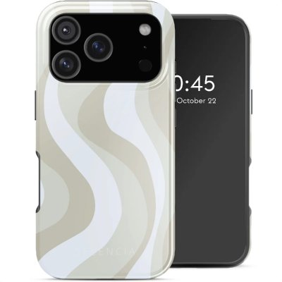 SELENCIA  Coque arri&egrave;re Vivid avec MagSafe Apple iPhone 17 Pro - Desert Waves Beige