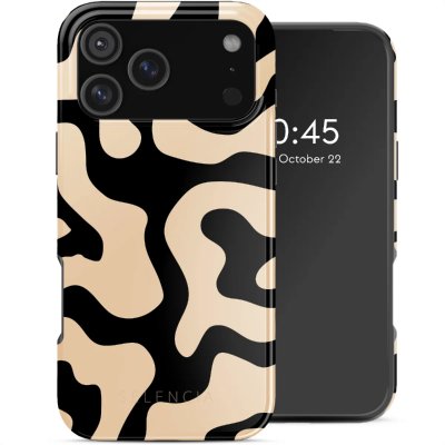 SELENCIA  Coque arri&egrave;re Vivid avec MagSafe Apple iPhone 17 Pro Max - Art Wave Black