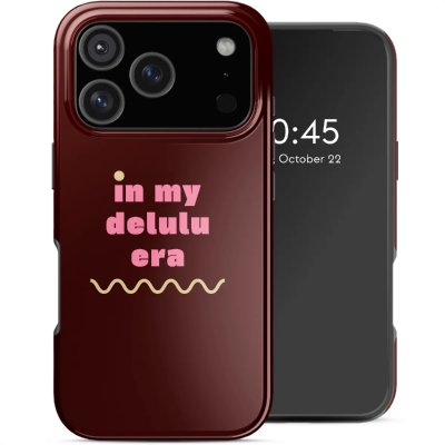 SELENCIA  Coque arri&egrave;re Vivid avec MagSafe Apple iPhone 17 Pro Max - Delulu