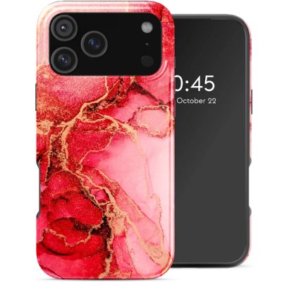 SELENCIA  Coque arri&egrave;re Vivid avec MagSafe Apple iPhone 17 Pro Max - Rosy Marble