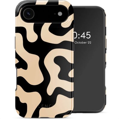 SELENCIA  Coque arri&egrave;re Vivid avec MagSafe Apple iPhone Air - Art Wave Black
