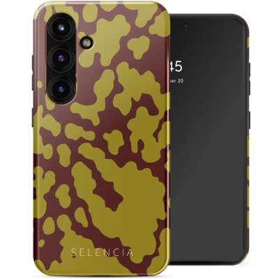 SELENCIA  Coque arri&egrave;re Vivid avec MagSafe Samsung Galaxy S25 - Moo'd Olive Dust