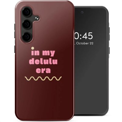 SELENCIA  Coque arri&egrave;re Vivid pour Samsung Galaxy S24 FE - Delulu