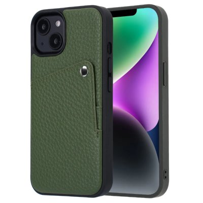 SELENCIA  Coque Riva avec porte-cartes Apple iPhone 14 / 13 - Sage Green
