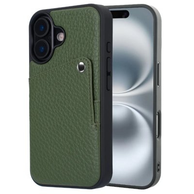 SELENCIA  Coque Riva avec porte-cartes Apple iPhone 16 - Sage Green