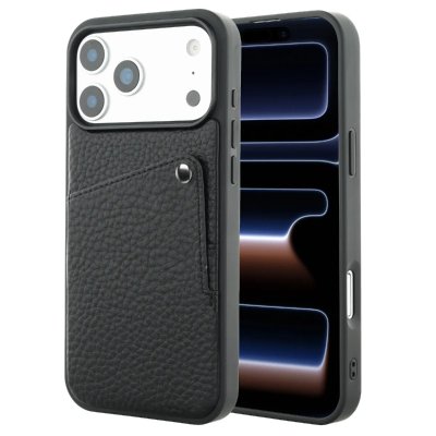 SELENCIA  Coque Riva avec porte-cartes pour Apple iPhone 17 Pro - Noir
