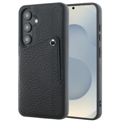 SELENCIA  Coque Riva avec porte-cartes Samsung Galaxy S25 / S24 - Noir