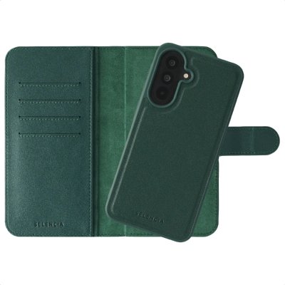 SELENCIA  &Eacute;tui portefeuille amovible Olyn avec MagSafe Samsung Galaxy A37 (5G) - Vert