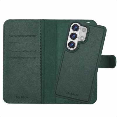 SELENCIA  &Eacute;tui portefeuille amovible Olyn avec MagSafe Samsung Galaxy S26 Ultra - Vert