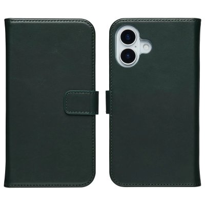 SELENCIA  &Eacute;tui portefeuille en cuir v&eacute;ritable Apple iPhone 17 - Vert