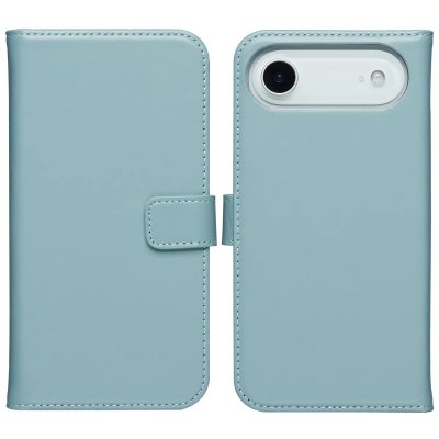 SELENCIA  &Eacute;tui portefeuille en cuir v&eacute;ritable Apple iPhone Air - Air Blue