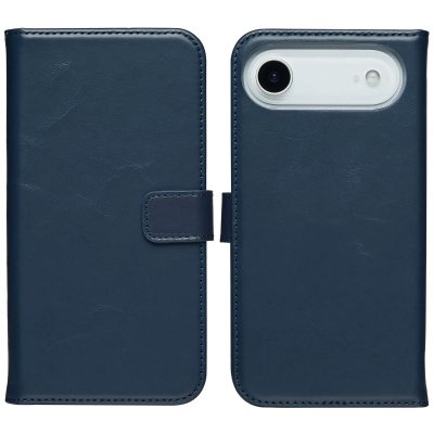 SELENCIA  &Eacute;tui portefeuille en cuir v&eacute;ritable Apple iPhone Air - Bleu