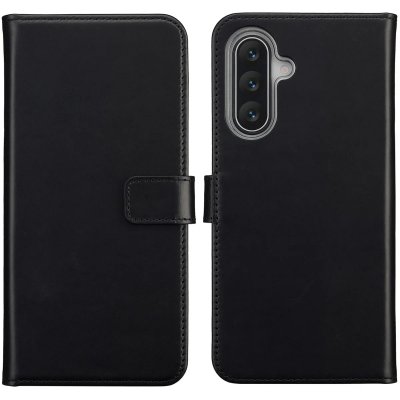 SELENCIA  &Eacute;tui portefeuille en cuir v&eacute;ritable Samsung Galaxy A17 - Noir
