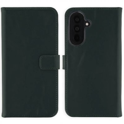 SELENCIA  &Eacute;tui portefeuille en cuir v&eacute;ritable Samsung Galaxy A37 (5G) - Vert