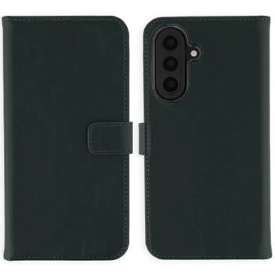 SELENCIA  &Eacute;tui portefeuille en cuir v&eacute;ritable Samsung Galaxy A57 (5G) - Vert