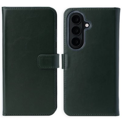 SELENCIA  &Eacute;tui portefeuille en cuir v&eacute;ritable Samsung Galaxy S26 Plus - Vert