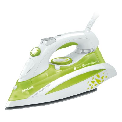 SENCOR  SSI 8440GR Fer &agrave; repasser avec surface de repassage en c&eacute;ramique Vert