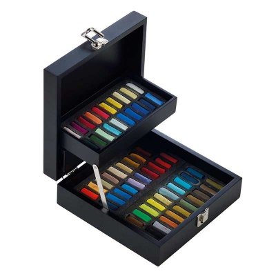 SENNELIER  Lot de 60 demi-b&acirc;tons pastel extra doux, multicolore
