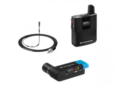 SENNHEISER  AVX-MKE2 ensemble &eacute;metteur et r&eacute;cepteur + micro-cravate MKE-2