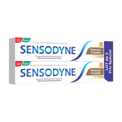 SENSODYNE  Dentifrice Protection Compl&egrave;te Lot de 2 x 75ml