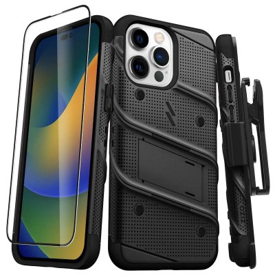 ZIZO S&eacute;rie  BOLT - Coque pour iPhone 14 Pro Max (Noir)
