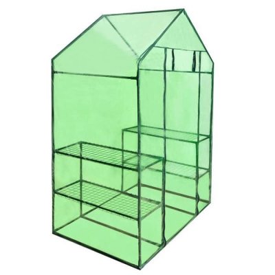 VIDAXL Serre avec 4 &eacute;tag&egrave;res  Vert