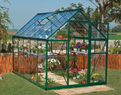 PALRAM Serre de jardin 5.6m&sup2; verte  - 701629 - harmony 701629
