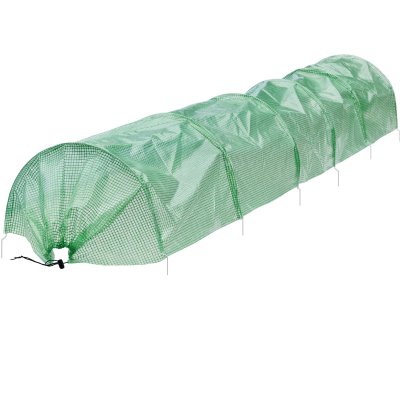 ECD GERMANY Serre de jardin tunnel de culture abri de plantes l&eacute;gumes fruits 300x55x35 cm