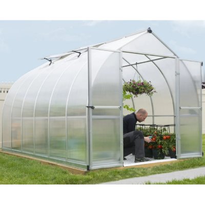 PALRAM Serre polycarbonate Bella aluminium 8.9 m&sup2; -  Canopia